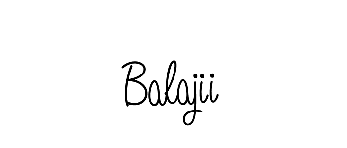 How to make Balajii name signature. Use Angelique-Rose-font-FFP style for creating short signs online. This is the latest handwritten sign. Balajii signature style 5 images and pictures png