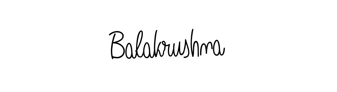 How to make Balakrushna name signature. Use Angelique-Rose-font-FFP style for creating short signs online. This is the latest handwritten sign. Balakrushna signature style 5 images and pictures png