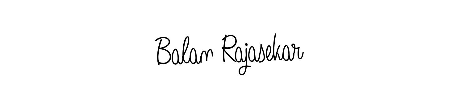 Make a beautiful signature design for name Balan Rajasekar. With this signature (Angelique-Rose-font-FFP) style, you can create a handwritten signature for free. Balan Rajasekar signature style 5 images and pictures png