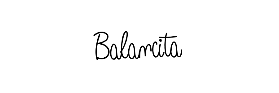 You should practise on your own different ways (Angelique-Rose-font-FFP) to write your name (Balancita) in signature. don't let someone else do it for you. Balancita signature style 5 images and pictures png