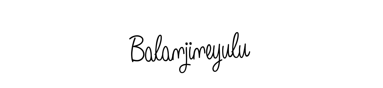 Balanjineyulu stylish signature style. Best Handwritten Sign (Angelique-Rose-font-FFP) for my name. Handwritten Signature Collection Ideas for my name Balanjineyulu. Balanjineyulu signature style 5 images and pictures png