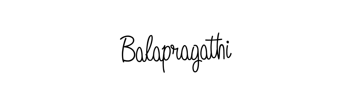 How to Draw Balapragathi signature style? Angelique-Rose-font-FFP is a latest design signature styles for name Balapragathi. Balapragathi signature style 5 images and pictures png