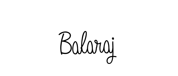 Design your own signature with our free online signature maker. With this signature software, you can create a handwritten (Angelique-Rose-font-FFP) signature for name Balaraj. Balaraj signature style 5 images and pictures png