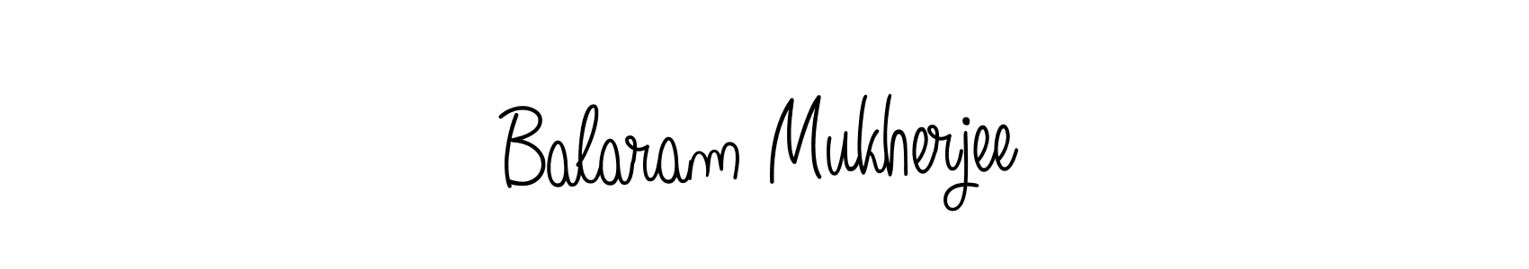 How to make Balaram Mukherjee name signature. Use Angelique-Rose-font-FFP style for creating short signs online. This is the latest handwritten sign. Balaram Mukherjee signature style 5 images and pictures png