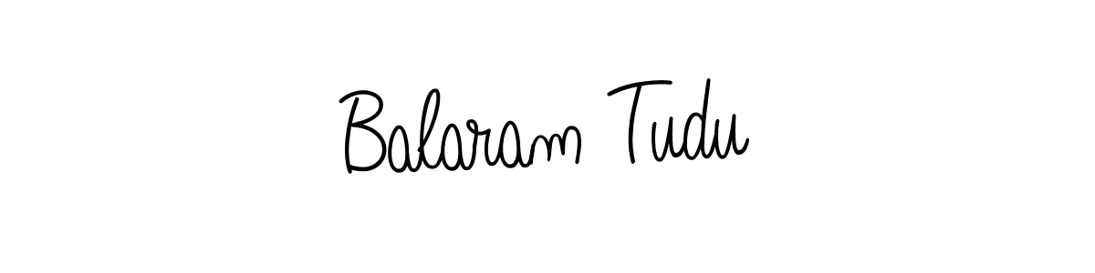 How to make Balaram Tudu name signature. Use Angelique-Rose-font-FFP style for creating short signs online. This is the latest handwritten sign. Balaram Tudu signature style 5 images and pictures png