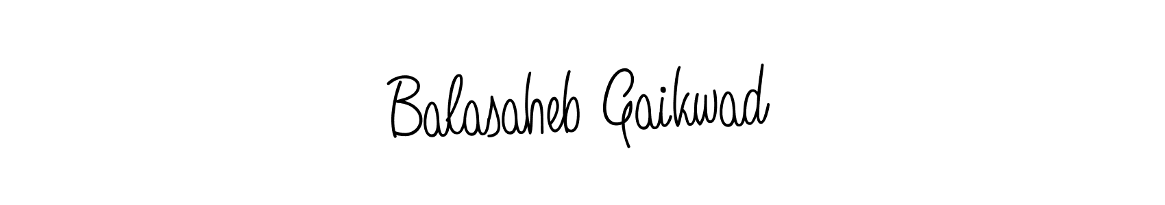 The best way (Angelique-Rose-font-FFP) to make a short signature is to pick only two or three words in your name. The name Balasaheb Gaikwad include a total of six letters. For converting this name. Balasaheb Gaikwad signature style 5 images and pictures png