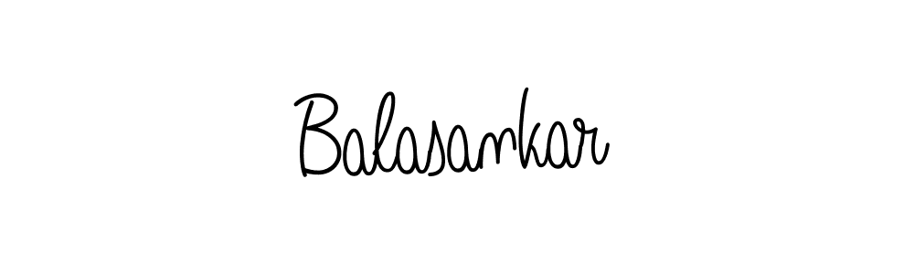 Design your own signature with our free online signature maker. With this signature software, you can create a handwritten (Angelique-Rose-font-FFP) signature for name Balasankar. Balasankar signature style 5 images and pictures png