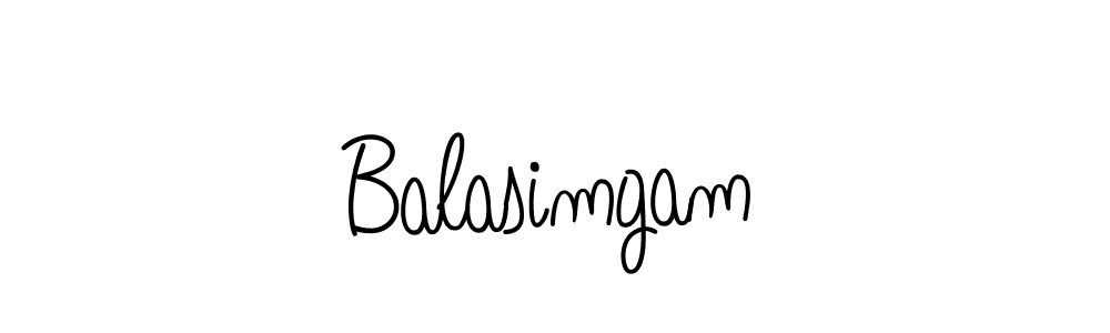 Make a beautiful signature design for name Balasimgam. Use this online signature maker to create a handwritten signature for free. Balasimgam signature style 5 images and pictures png