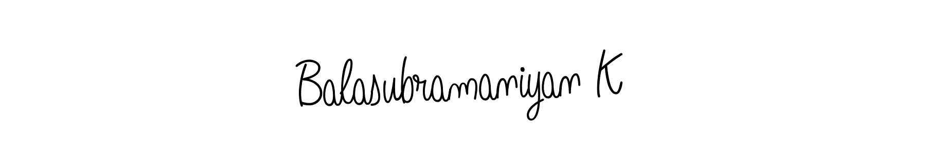 Here are the top 10 professional signature styles for the name Balasubramaniyan K. These are the best autograph styles you can use for your name. Balasubramaniyan K signature style 5 images and pictures png