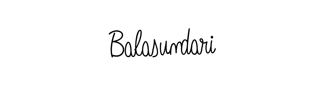 Design your own signature with our free online signature maker. With this signature software, you can create a handwritten (Angelique-Rose-font-FFP) signature for name Balasundari. Balasundari signature style 5 images and pictures png
