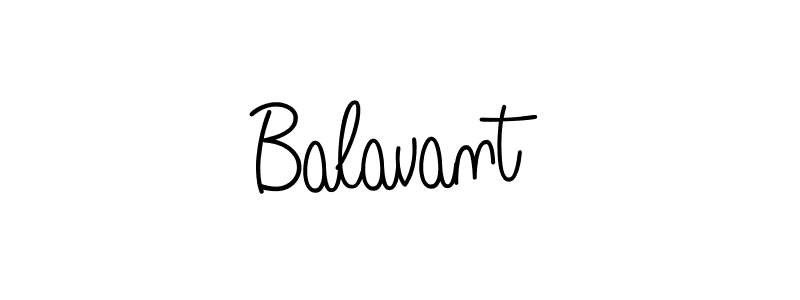 You should practise on your own different ways (Angelique-Rose-font-FFP) to write your name (Balavant) in signature. don't let someone else do it for you. Balavant signature style 5 images and pictures png