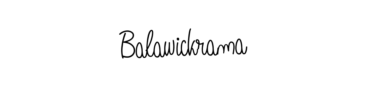 Also we have Balawickrama name is the best signature style. Create professional handwritten signature collection using Angelique-Rose-font-FFP autograph style. Balawickrama signature style 5 images and pictures png