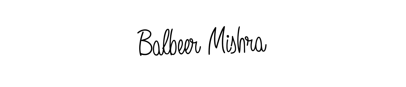 Balbeer Mishra stylish signature style. Best Handwritten Sign (Angelique-Rose-font-FFP) for my name. Handwritten Signature Collection Ideas for my name Balbeer Mishra. Balbeer Mishra signature style 5 images and pictures png