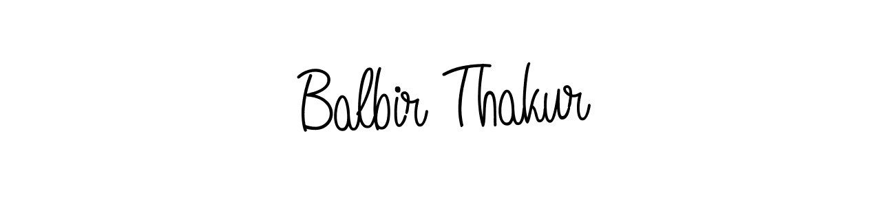 How to make Balbir Thakur name signature. Use Angelique-Rose-font-FFP style for creating short signs online. This is the latest handwritten sign. Balbir Thakur signature style 5 images and pictures png