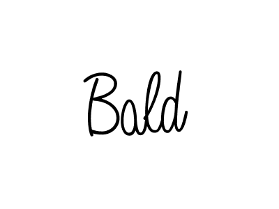 Bald stylish signature style. Best Handwritten Sign (Angelique-Rose-font-FFP) for my name. Handwritten Signature Collection Ideas for my name Bald. Bald signature style 5 images and pictures png