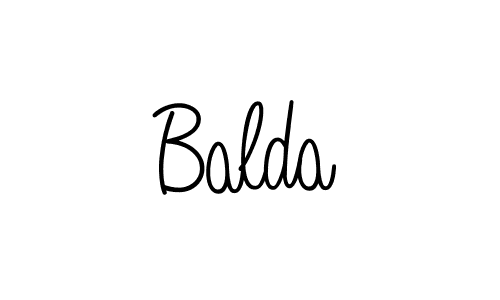 Make a beautiful signature design for name Balda. Use this online signature maker to create a handwritten signature for free. Balda signature style 5 images and pictures png