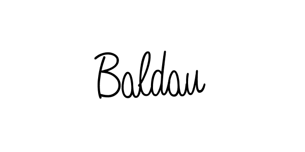 Baldau stylish signature style. Best Handwritten Sign (Angelique-Rose-font-FFP) for my name. Handwritten Signature Collection Ideas for my name Baldau. Baldau signature style 5 images and pictures png