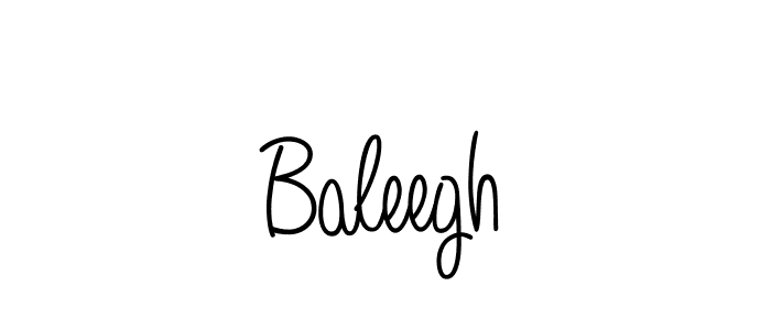 How to make Baleegh signature? Angelique-Rose-font-FFP is a professional autograph style. Create handwritten signature for Baleegh name. Baleegh signature style 5 images and pictures png