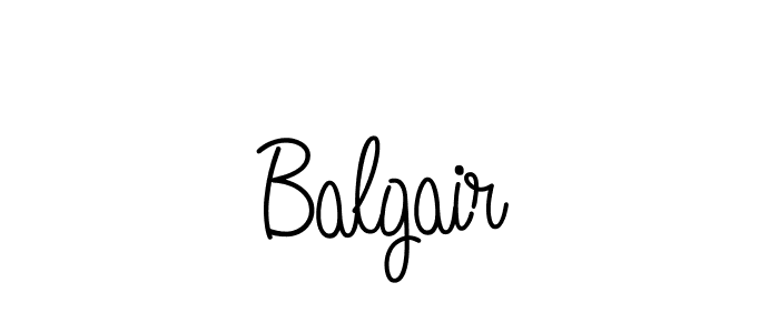 How to make Balgair name signature. Use Angelique-Rose-font-FFP style for creating short signs online. This is the latest handwritten sign. Balgair signature style 5 images and pictures png