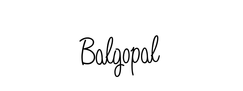 Design your own signature with our free online signature maker. With this signature software, you can create a handwritten (Angelique-Rose-font-FFP) signature for name Balgopal. Balgopal signature style 5 images and pictures png