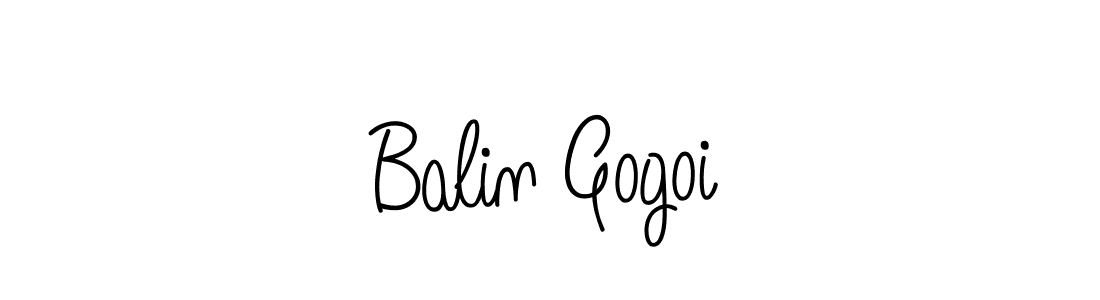 Create a beautiful signature design for name Balin Gogoi. With this signature (Angelique-Rose-font-FFP) fonts, you can make a handwritten signature for free. Balin Gogoi signature style 5 images and pictures png