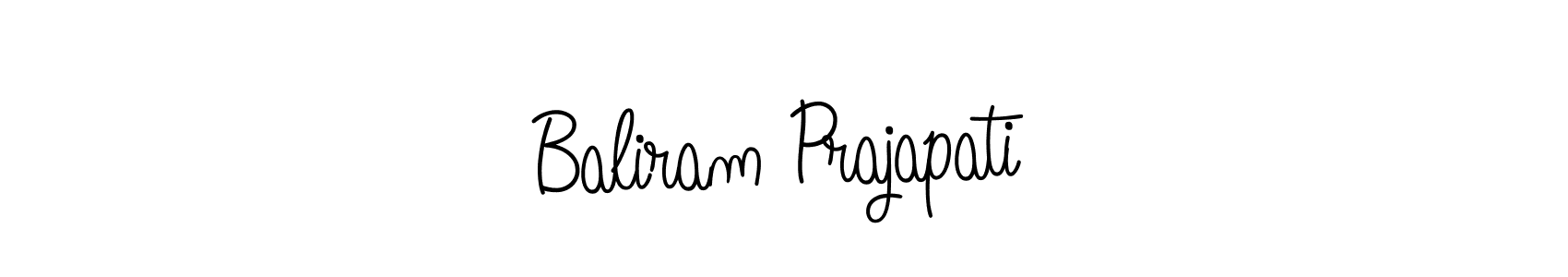 Also we have Baliram Prajapati name is the best signature style. Create professional handwritten signature collection using Angelique-Rose-font-FFP autograph style. Baliram Prajapati signature style 5 images and pictures png