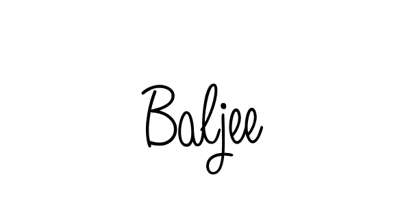Best and Professional Signature Style for Baljee. Angelique-Rose-font-FFP Best Signature Style Collection. Baljee signature style 5 images and pictures png