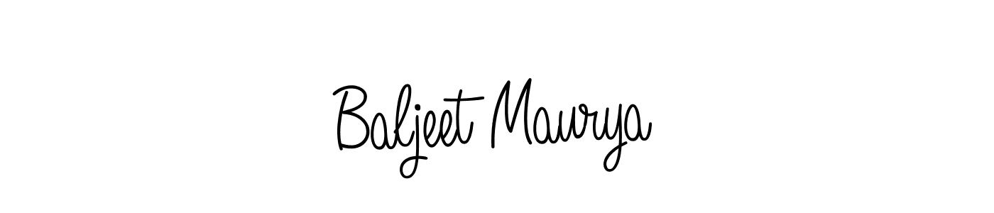 Once you've used our free online signature maker to create your best signature Angelique-Rose-font-FFP style, it's time to enjoy all of the benefits that Baljeet Maurya name signing documents. Baljeet Maurya signature style 5 images and pictures png