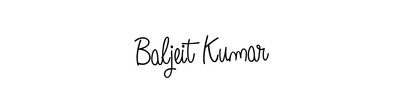 You can use this online signature creator to create a handwritten signature for the name Baljeit Kumar. This is the best online autograph maker. Baljeit Kumar signature style 5 images and pictures png