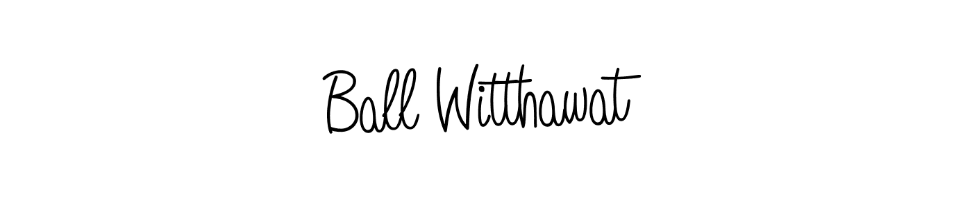 The best way (Angelique-Rose-font-FFP) to make a short signature is to pick only two or three words in your name. The name Ball Witthawat include a total of six letters. For converting this name. Ball Witthawat signature style 5 images and pictures png