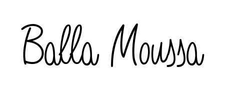 Personalize your online presence with Balla Moussa signature rendered in elegant Angelique-Rose-font-FFP font. Great for website footers and blogs. Balla Moussa signature style 5 images and pictures png