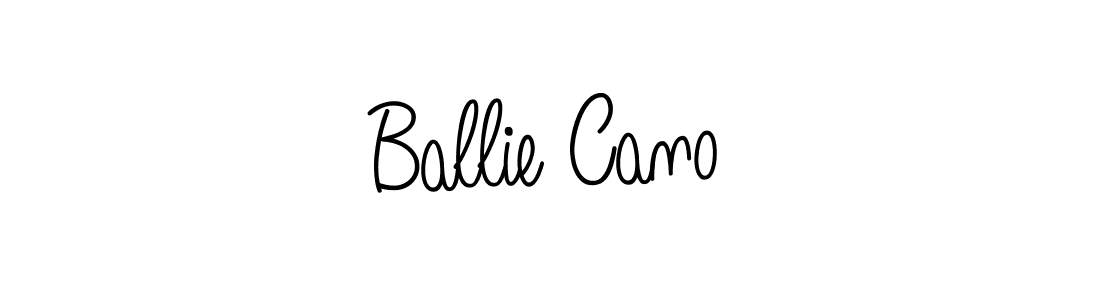 Make a beautiful signature design for name Ballie Cano. With this signature (Angelique-Rose-font-FFP) style, you can create a handwritten signature for free. Ballie Cano signature style 5 images and pictures png