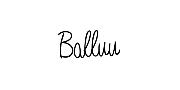 Also You can easily find your signature by using the search form. We will create Balluu name handwritten signature images for you free of cost using Angelique-Rose-font-FFP sign style. Balluu signature style 5 images and pictures png