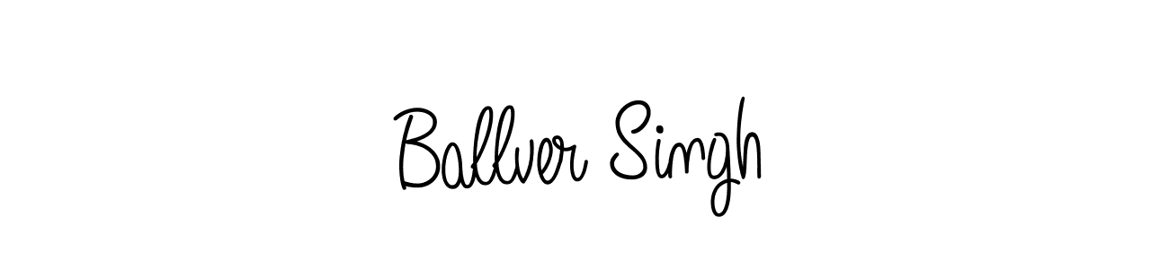 Create a beautiful signature design for name Ballver Singh. With this signature (Angelique-Rose-font-FFP) fonts, you can make a handwritten signature for free. Ballver Singh signature style 5 images and pictures png