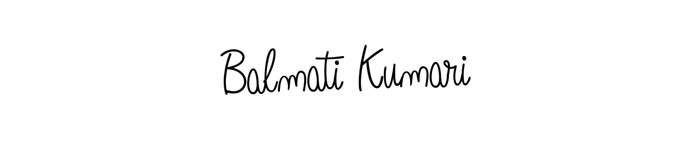 Similarly Angelique-Rose-font-FFP is the best handwritten signature design. Signature creator online .You can use it as an online autograph creator for name Balmati Kumari. Balmati Kumari signature style 5 images and pictures png