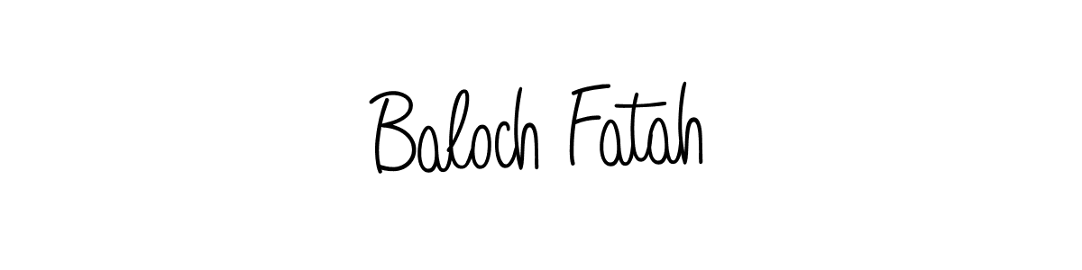 Create a beautiful signature design for name Baloch Fatah. With this signature (Angelique-Rose-font-FFP) fonts, you can make a handwritten signature for free. Baloch Fatah signature style 5 images and pictures png