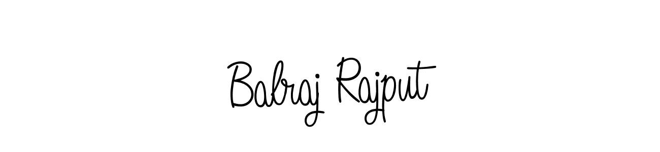 Design your own signature with our free online signature maker. With this signature software, you can create a handwritten (Angelique-Rose-font-FFP) signature for name Balraj Rajput. Balraj Rajput signature style 5 images and pictures png