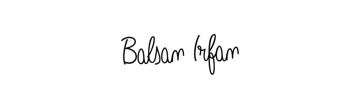 You can use this online signature creator to create a handwritten signature for the name Balsan Irfan. This is the best online autograph maker. Balsan Irfan signature style 5 images and pictures png