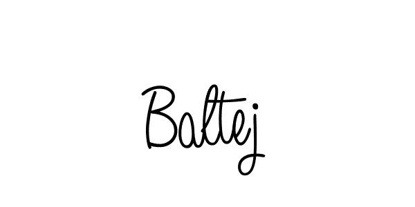 Baltej stylish signature style. Best Handwritten Sign (Angelique-Rose-font-FFP) for my name. Handwritten Signature Collection Ideas for my name Baltej. Baltej signature style 5 images and pictures png