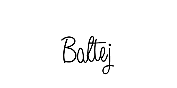 Baltej stylish signature style. Best Handwritten Sign (Angelique-Rose-font-FFP) for my name. Handwritten Signature Collection Ideas for my name Baltej. Baltej signature style 5 images and pictures png