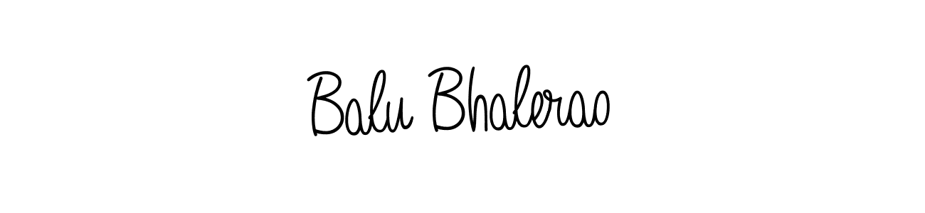 How to make Balu Bhalerao name signature. Use Angelique-Rose-font-FFP style for creating short signs online. This is the latest handwritten sign. Balu Bhalerao signature style 5 images and pictures png
