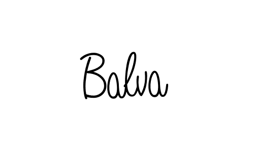 Design your own signature with our free online signature maker. With this signature software, you can create a handwritten (Angelique-Rose-font-FFP) signature for name Balva. Balva signature style 5 images and pictures png