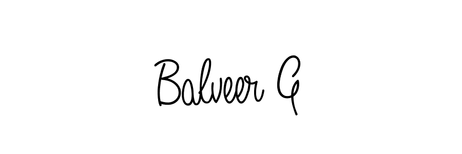 It looks lik you need a new signature style for name Balveer G. Design unique handwritten (Angelique-Rose-font-FFP) signature with our free signature maker in just a few clicks. Balveer G signature style 5 images and pictures png
