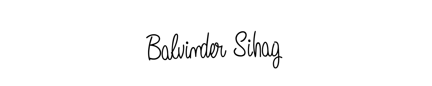 Create a beautiful signature design for name Balvinder Sihag. With this signature (Angelique-Rose-font-FFP) fonts, you can make a handwritten signature for free. Balvinder Sihag signature style 5 images and pictures png