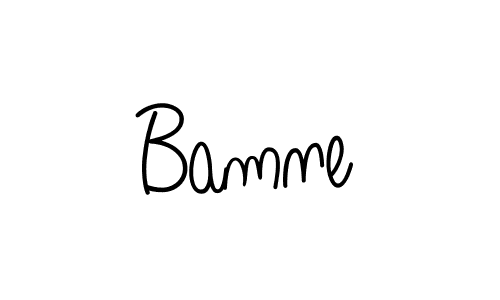 Create a beautiful signature design for name Bamne. With this signature (Angelique-Rose-font-FFP) fonts, you can make a handwritten signature for free. Bamne signature style 5 images and pictures png