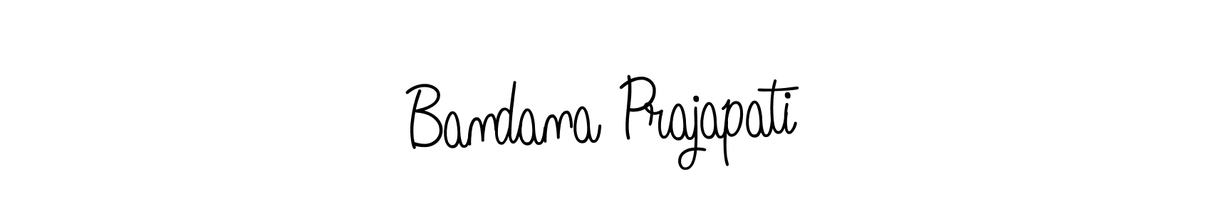 How to Draw Bandana Prajapati signature style? Angelique-Rose-font-FFP is a latest design signature styles for name Bandana Prajapati. Bandana Prajapati signature style 5 images and pictures png