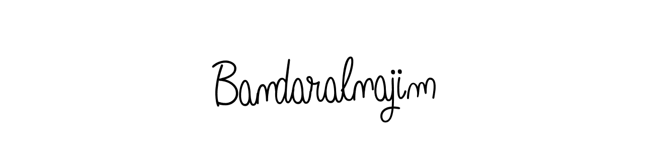 How to make Bandaralnajim signature? Angelique-Rose-font-FFP is a professional autograph style. Create handwritten signature for Bandaralnajim name. Bandaralnajim signature style 5 images and pictures png