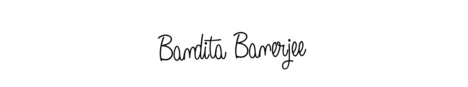 How to make Bandita Banerjee signature? Angelique-Rose-font-FFP is a professional autograph style. Create handwritten signature for Bandita Banerjee name. Bandita Banerjee signature style 5 images and pictures png