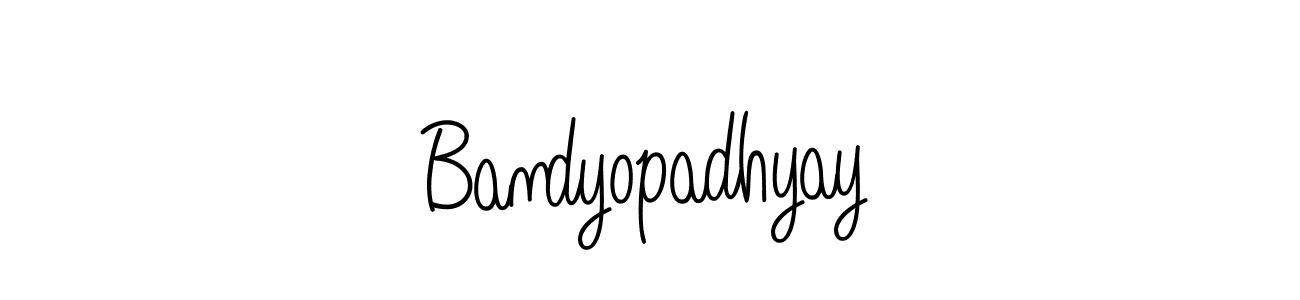 Create a beautiful signature design for name Bandyopadhyay. With this signature (Angelique-Rose-font-FFP) fonts, you can make a handwritten signature for free. Bandyopadhyay signature style 5 images and pictures png