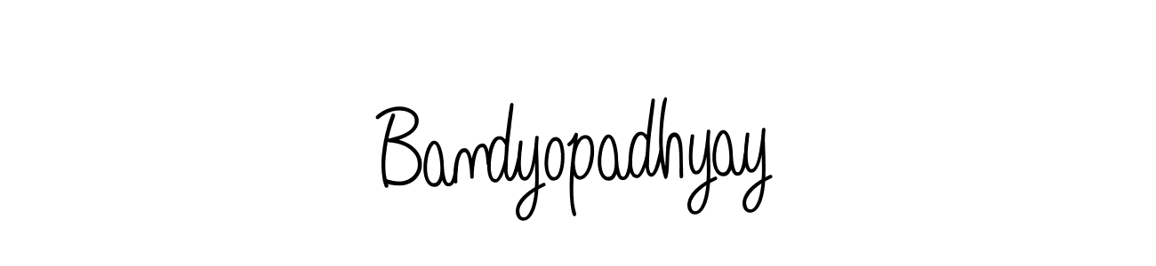 Create a beautiful signature design for name Bandyopadhyay. With this signature (Angelique-Rose-font-FFP) fonts, you can make a handwritten signature for free. Bandyopadhyay signature style 5 images and pictures png